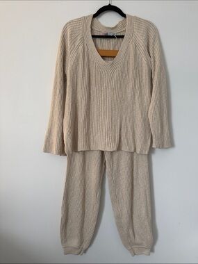 Free People Beach Justine set cream size small